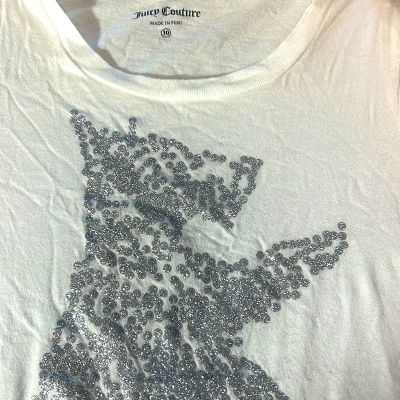 Girl’s Juicy Couture T-shirt, Sz 10 - Picture 2 of 4